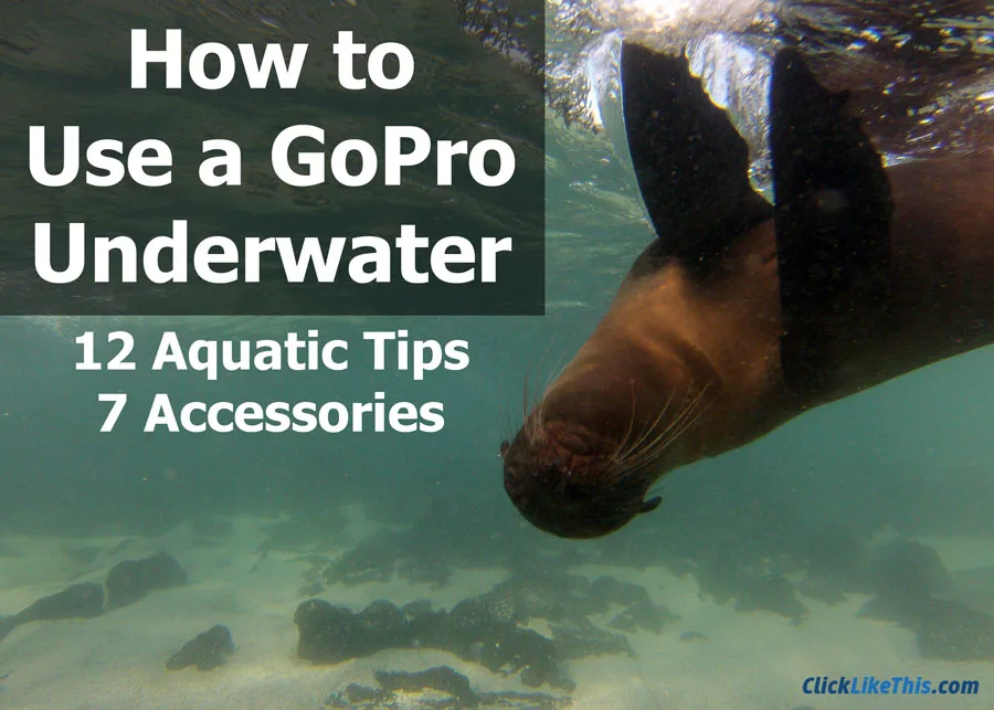 how to use gopro underwater