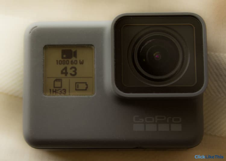 close-up of GoPro Hero5 Black