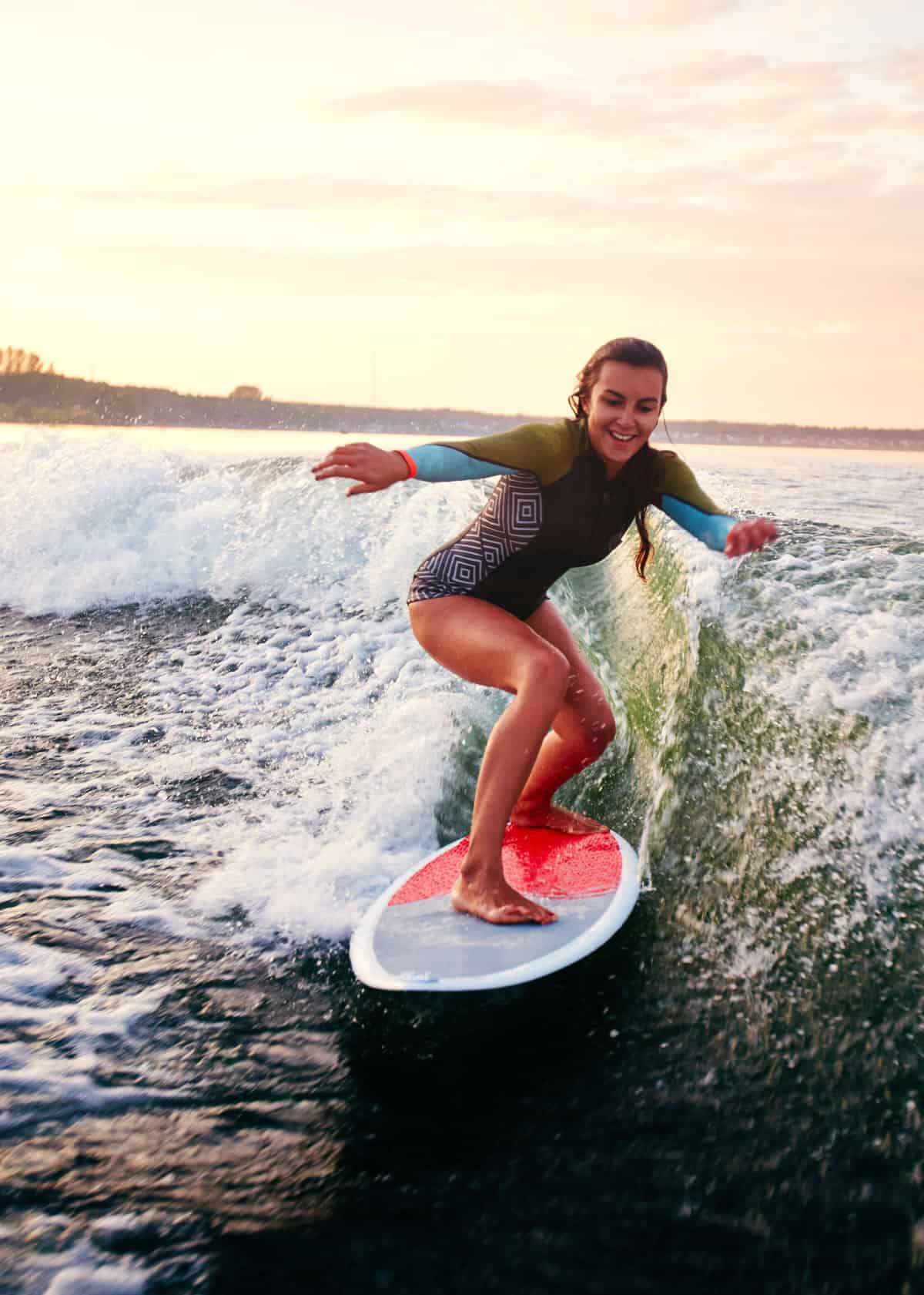 GoPro surfing