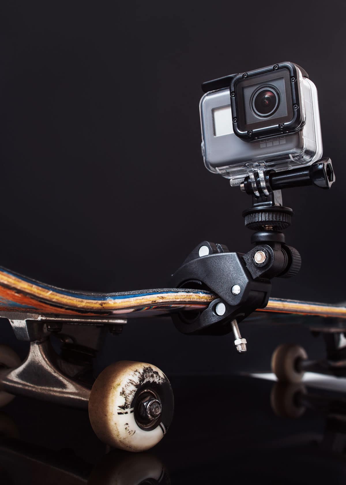 GoPro skateboarding mounts