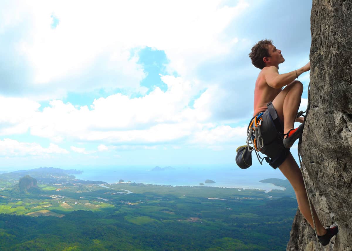 Rock climbing GoPro mount