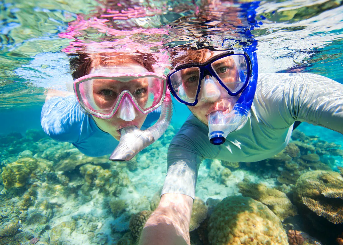 GoPro snorkeling