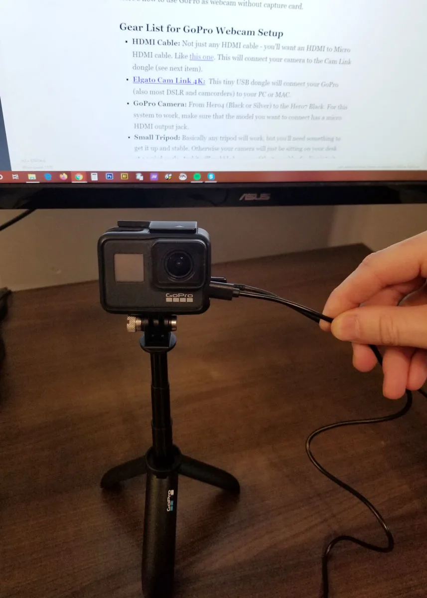 how to use gopro as webcam