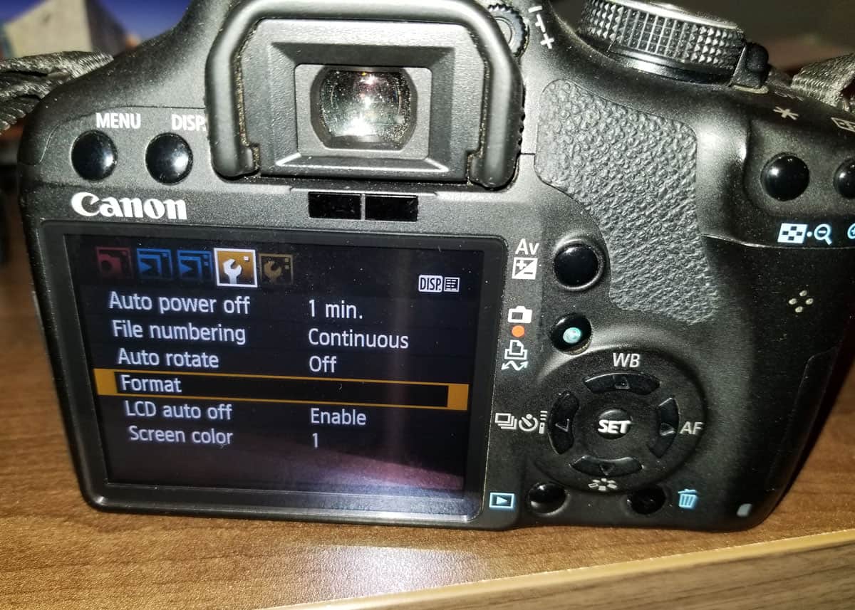 How to Format an SD Card on DSLR