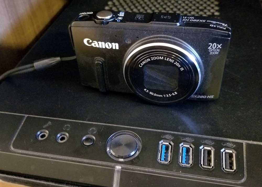 how to connect camera to computer
