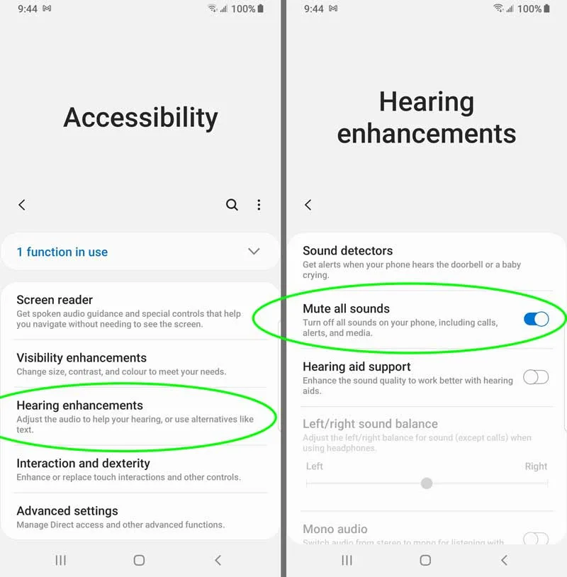 disable android camera sounds