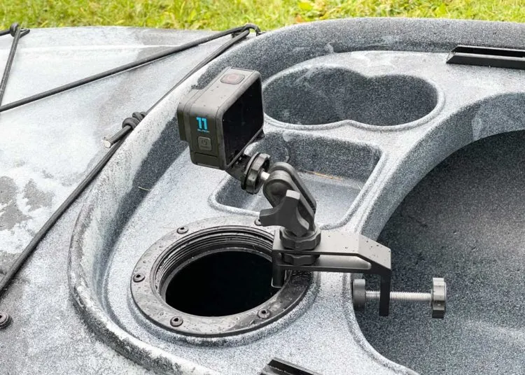 GoPro clamp mount for kayak