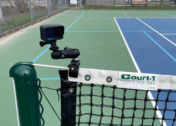 gopro tennis net mount