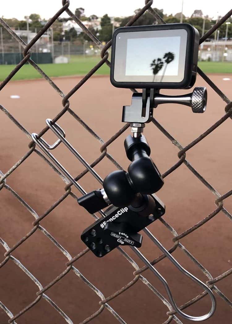 the fence clip gopro mount