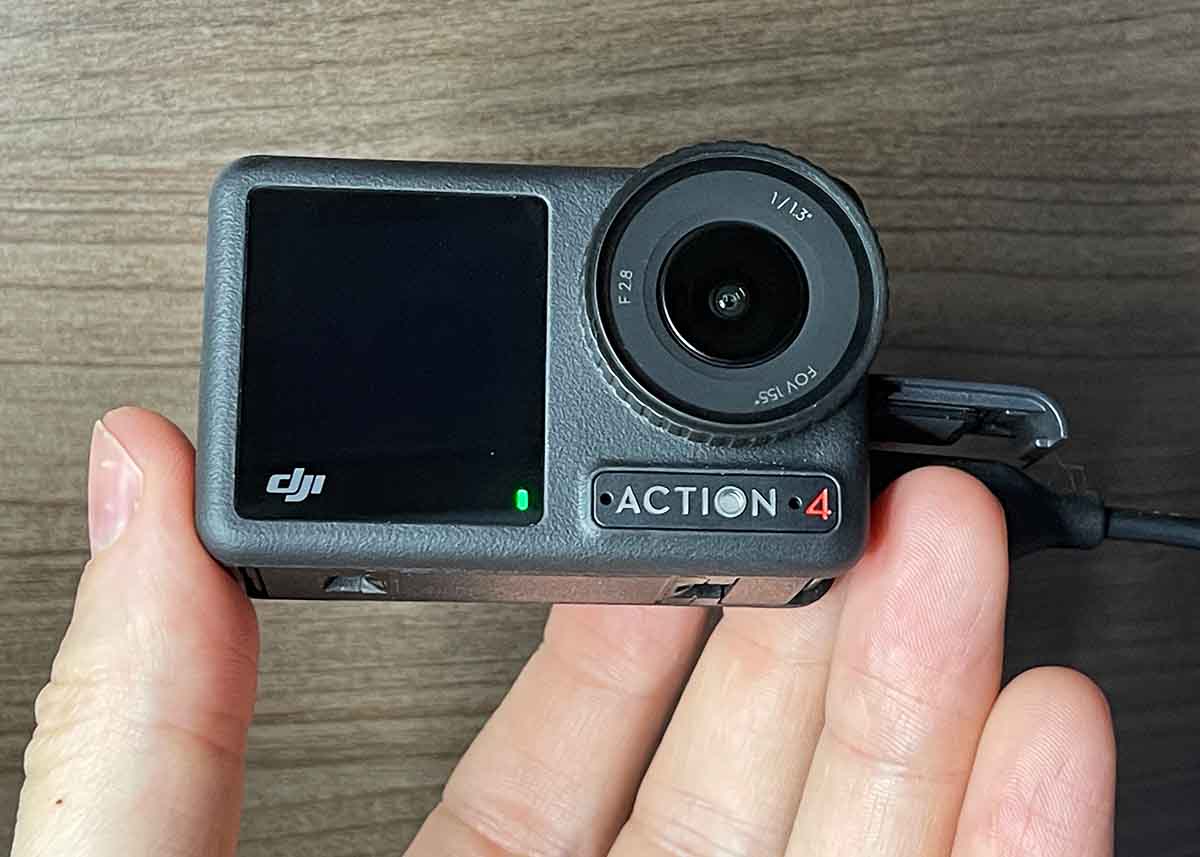 How to Charge DJI Action Camera