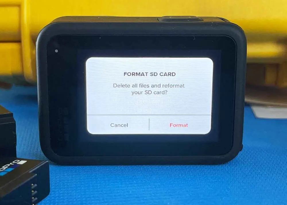 how to format gopro sd card